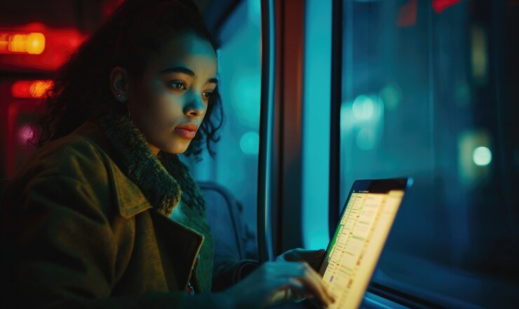 Pemain menggunakan perangkat mobile untuk bermain Fish Hunter, menunjukkan antarmuka touch-friendly nongki99